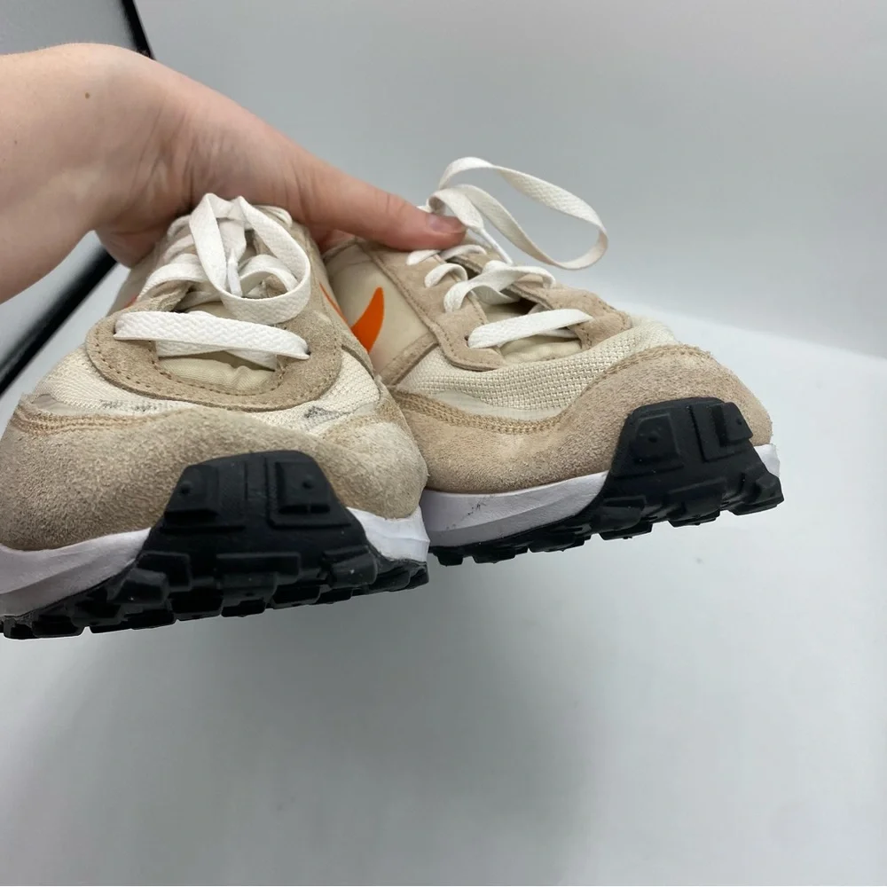 Nike‎ Waffle Debut Sneakers Hemp Sandrift Safety Orange Mens 11.5